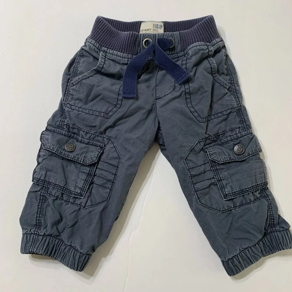 Old Navy‎ Baby 12-18 months Blue Cargo Pants